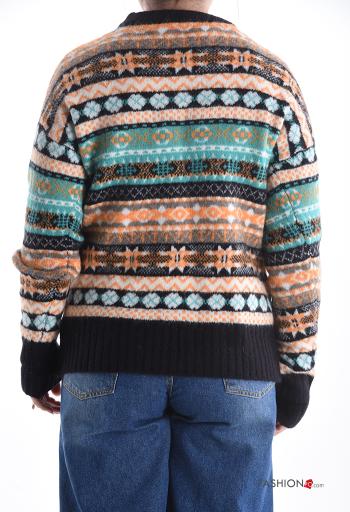 Maglione in Misto Lana maniche lunghe girocollo - ph 2