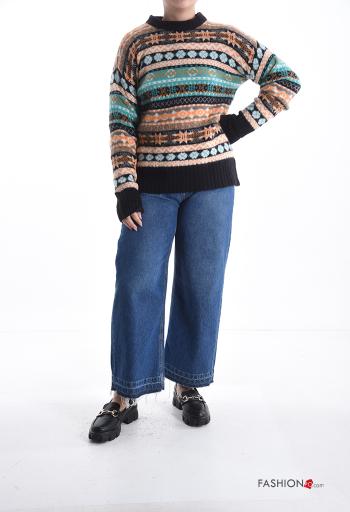 Maglione in Misto Lana maniche lunghe girocollo - ph 5