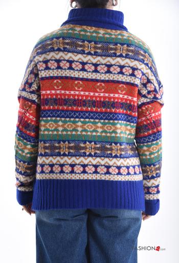 Maglione in Misto Lana maniche lunghe a collo alto - ph 2