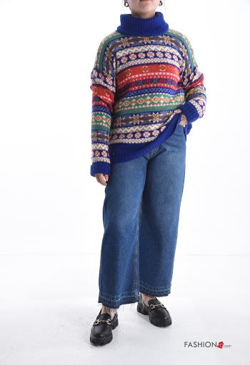 Maglione in Misto Lana maniche lunghe a collo alto - ph 5