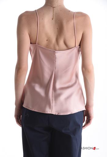 sleeveless backless satin Top - ph 2