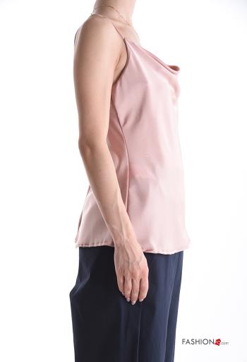 sleeveless backless satin Top - ph 3