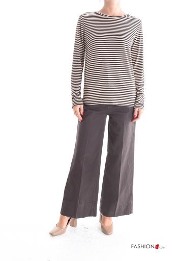 Maglietta a manica lunga girocollo Fantasia righe - ph 5