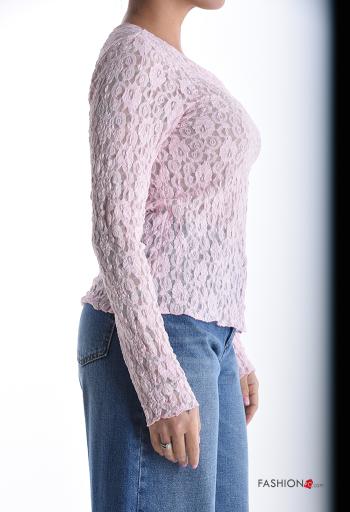 Spitze- Langarmshirt - ph 3