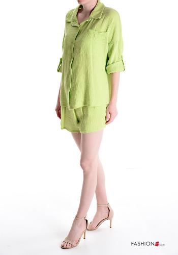 Coordinato in Cotone maniche corte con elastico - ph 3