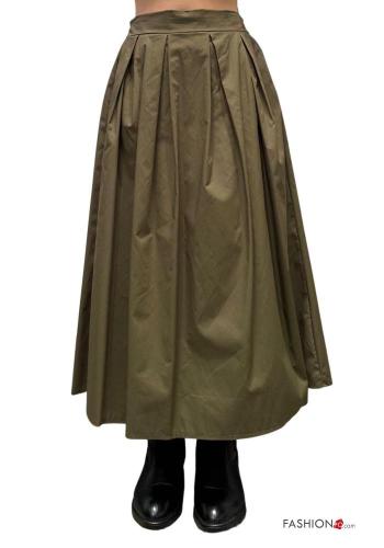 Cotton Skirt with pockets with elastic - ph 1