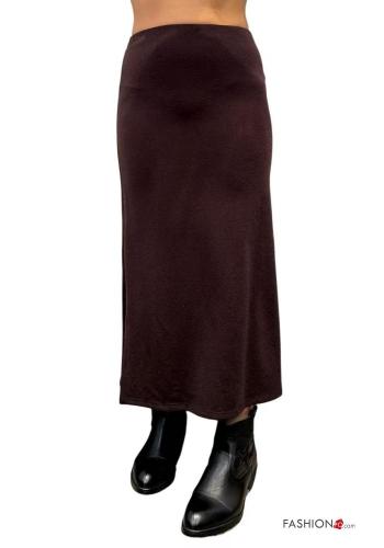 Longuette Skirt with elastic with split