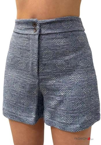 Cotton Shorts with buttons