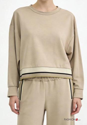 Camisola de mangas compridas Estilo Casual