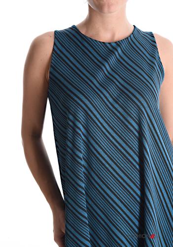 Vestido sem Mangas pelo joelho às riscas - ph 4