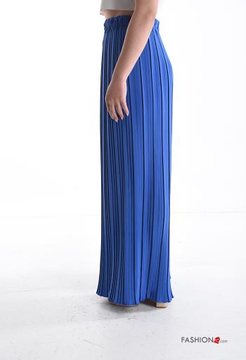 Pantalones con plisado wide leg con elástico - ph 3