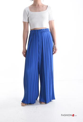 Pantalones con plisado wide leg con elástico - ph 5