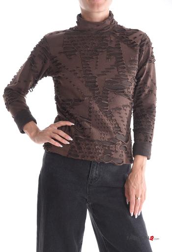 Cotton Long sleeved top Rollneck