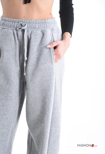 Cotton Joggers with elastic with split with pockets - ph 4