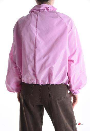 Giacca a vento maniche lunghe con zip - ph 2