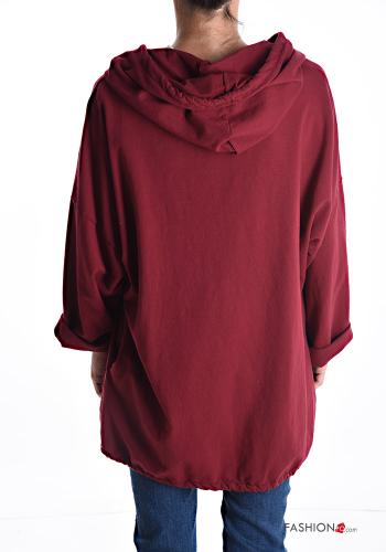 Sweatshirt mit Reißverschluss mit Kapuze - ph 2