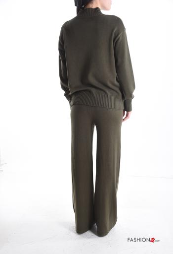 Conjunto manga comprida com gola subida com elástico - ph 2