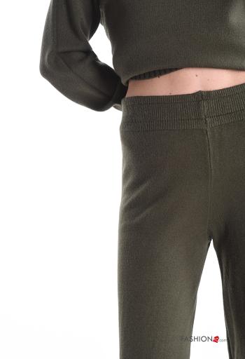 Conjunto manga comprida com gola subida com elástico - ph 4