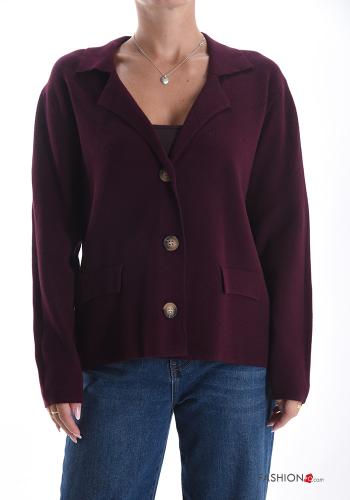 Cardigan con bottoni