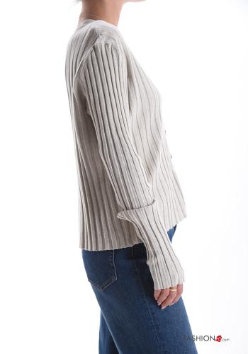 Cardigan con bottoni - ph 3