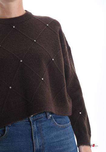 Maglione in Misto Lana con strass - ph 4