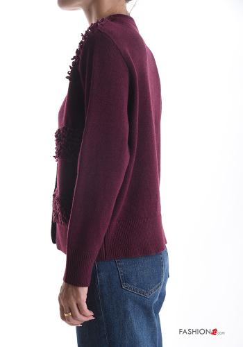 Cardigan in Misto Lana con bottoni - ph 3