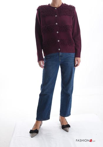 Cardigan in Misto Lana con bottoni - ph 5