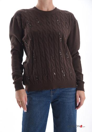 Maglione con paillettes