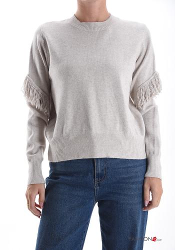 Maglione con frange