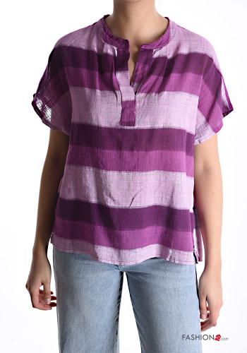 Blusa in Cotone maniche corte - ph 1