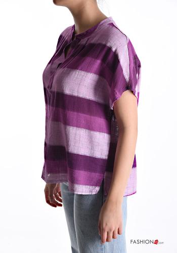 Blusa in Cotone maniche corte - ph 3