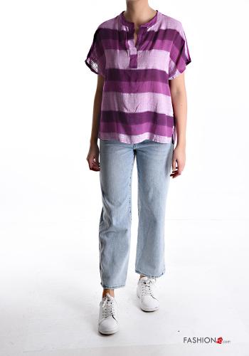 Blusa in Cotone maniche corte - ph 5