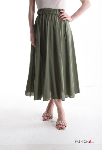 full Cotton Skirt with elastic - ph 1