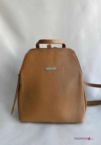 Zaino in Vera pelle con zip