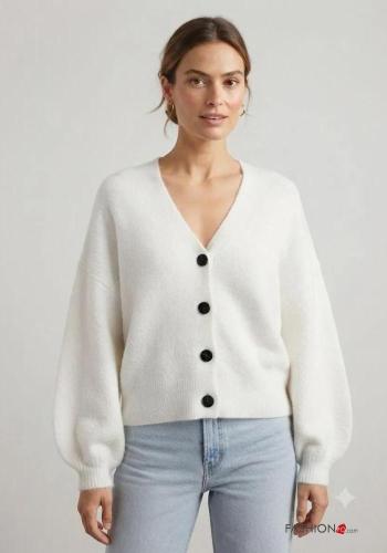 Strickjacke aus Wollmischung