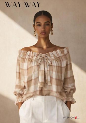 Camicia maniche lunghe con fiocco - ph 1