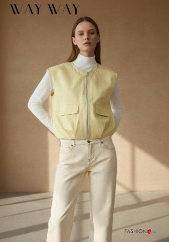 Giacca senza maniche con zip - ph 1