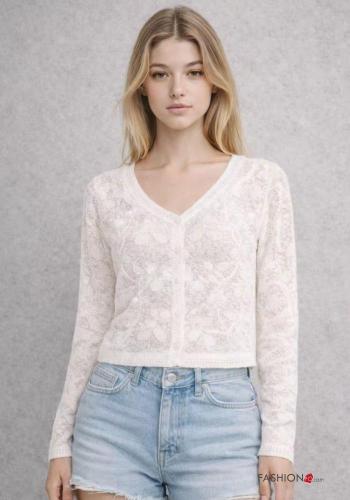 Camicia in Cotone scollo a V - ph 1