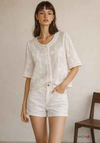 Cotton Shirt broderie anglaise - ph 1