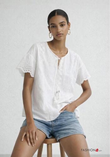 Cotton Blouse broderie anglaise