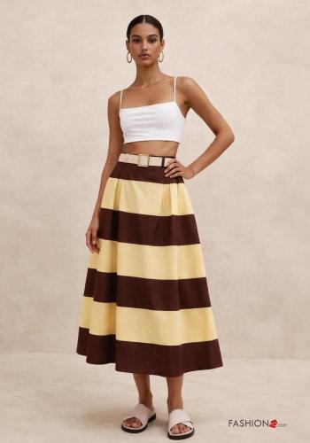 Saia em Algodão com cinto - ph 1