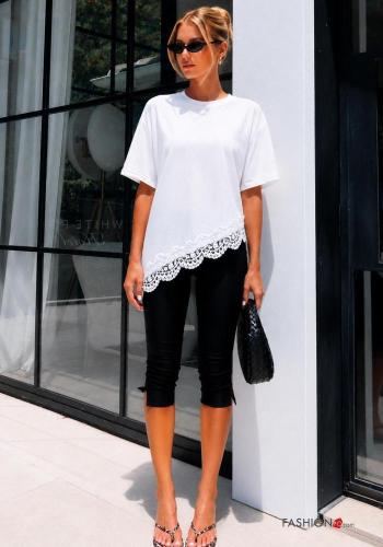 T-shirt em Algodão renda - ph 1