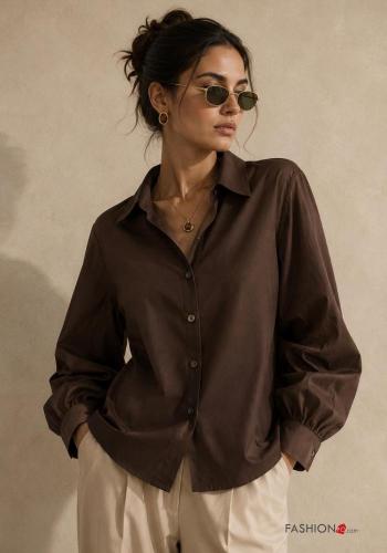 Camicia in Cotone con bottoni