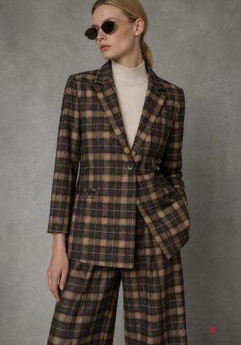 Blazer con bottoni con tasche