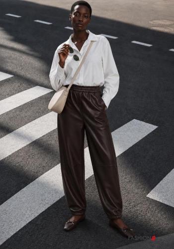 Pantalone con cintura con tasche