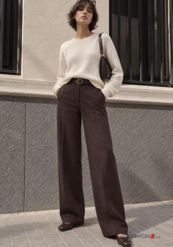 Pantalone con cintura con tasche