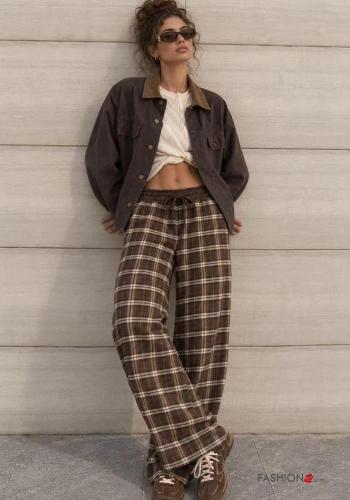 Pantalone in Cotone con tasche con coulisse - ph 1