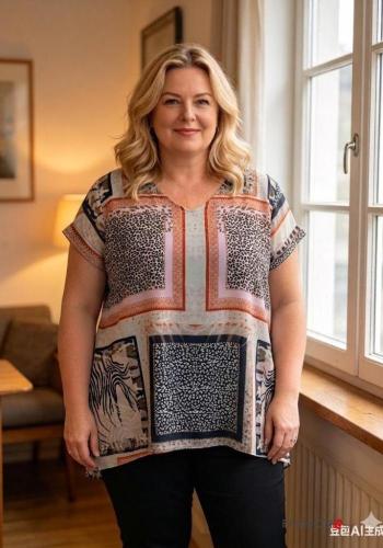 T-shirt maniche corte Fantasia artistica - ph 1