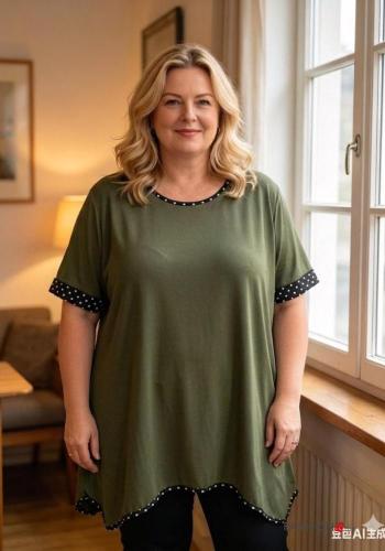 T-shirt maniche corte Fantasia colorata