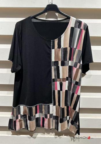 T-shirt maniche corte Fantasia artistica - ph 1